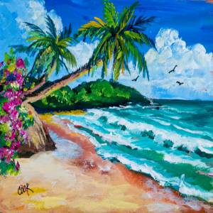 Beach at Mahe Island – QQ #53