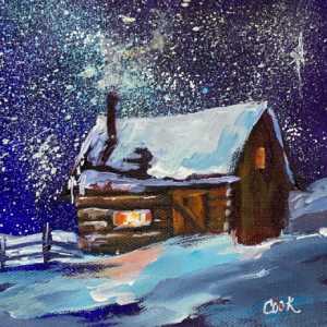 Wooden House in Winter – QQ #9