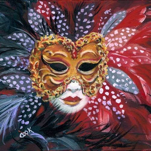 Mardi Gras Mask Tutorials – Academy of Fine Art and Acrylic Painting