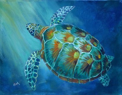 Turtle Swimming Towards the Light – Introduction – Academy of Fine Art ...