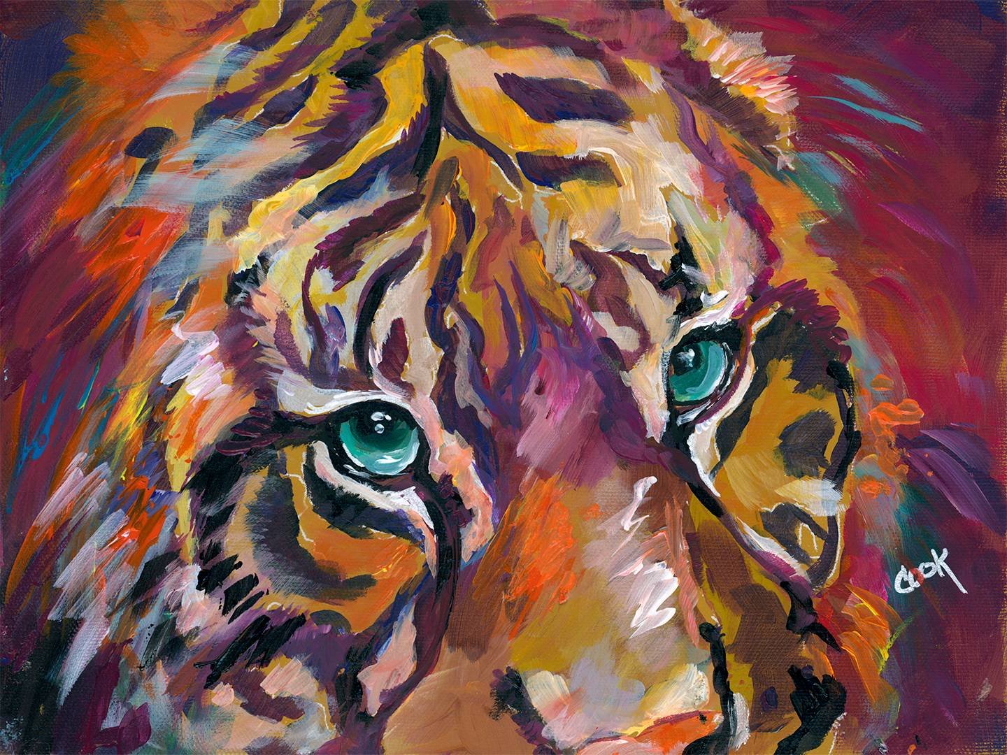 Modern Impressionistic Tiger – Tutorial – Academy of Fine Art and ...