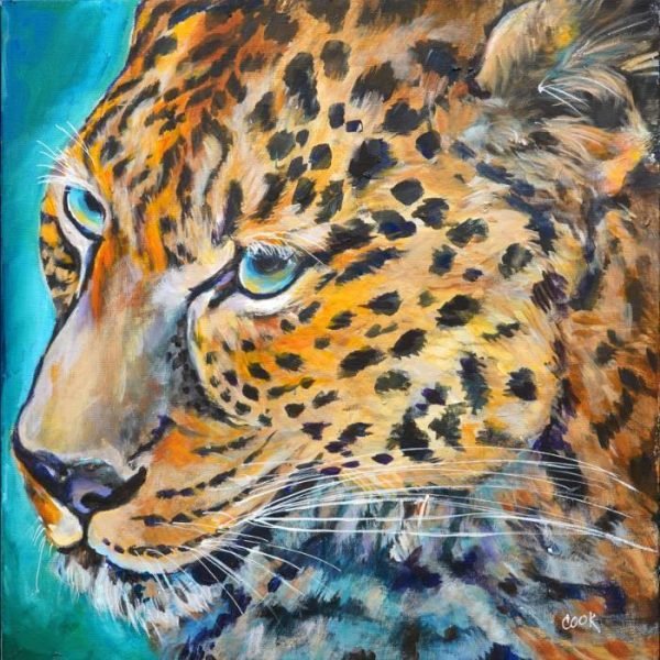 Layla the Leopard – Introduction – Academy of Fine Art and Acrylic Painting