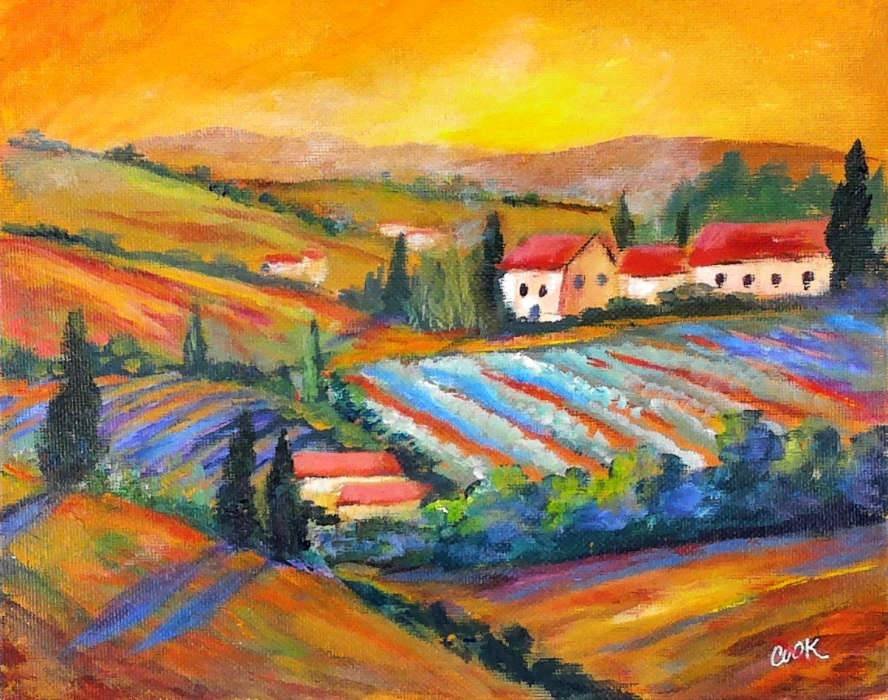 Tuscan Landscape Sunrise – Downloadable – Academy of Fine Art and ...