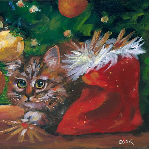 Christmas Kitten – Tutorial