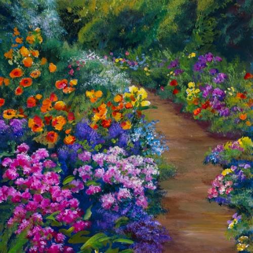 Italian Garden Pathway-Downloadable – Academy of Fine Art and Acrylic ...