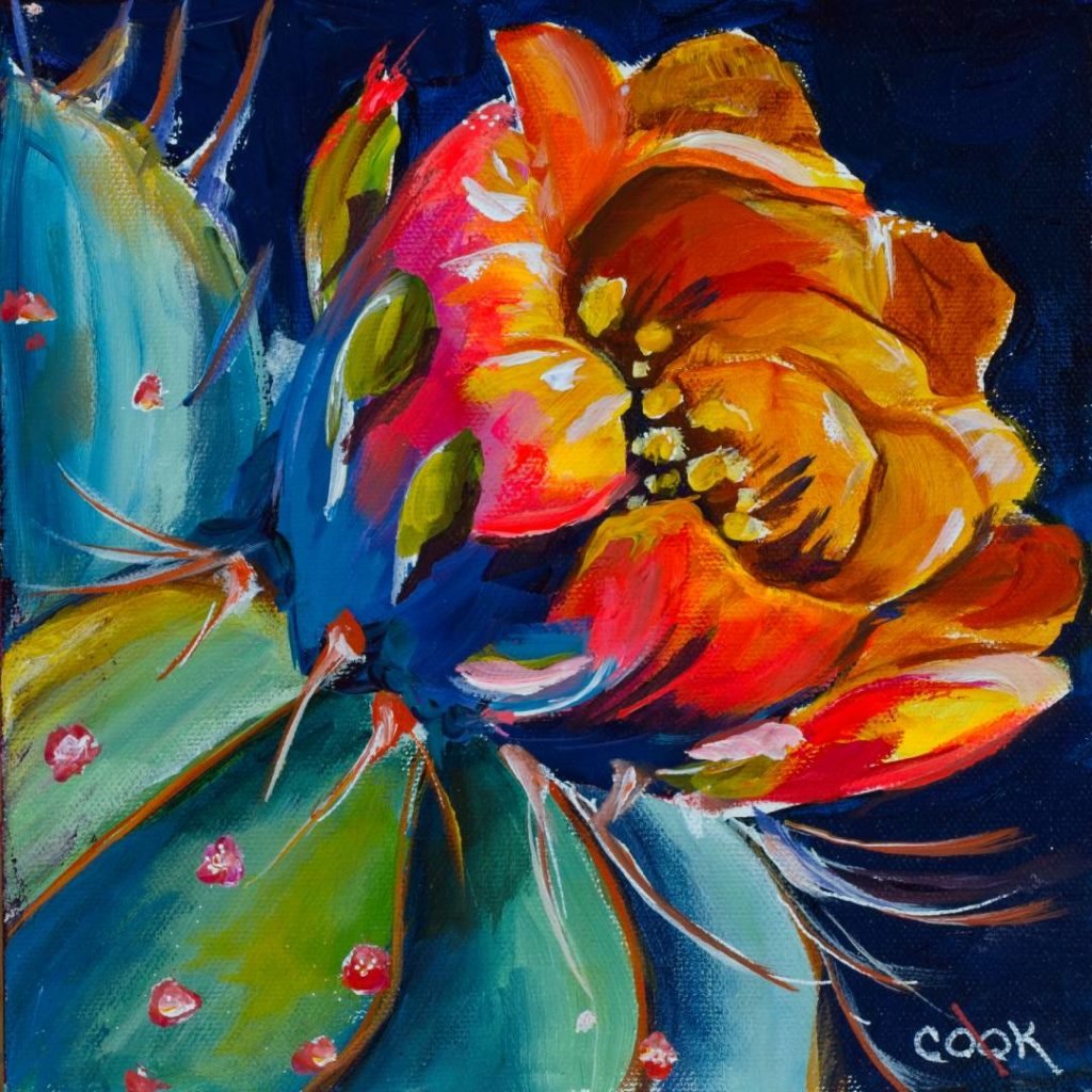 Desert Bloom – Tutorial – Academy of Fine Art and Acrylic Painting