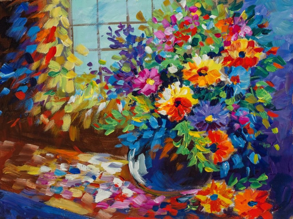 Symphony Of Blooms – Tutorial – Academy Of Fine Art And Acrylic Painting