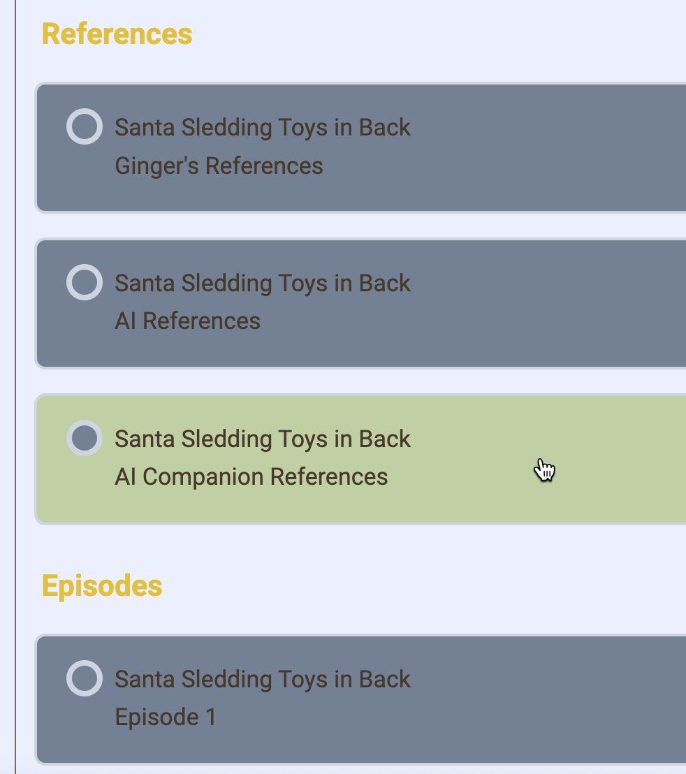 Reference Image Access Buttons