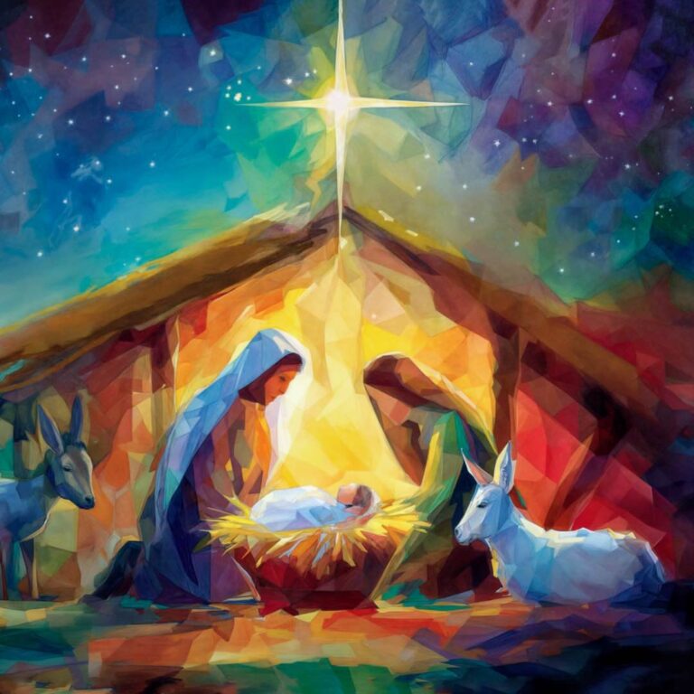Silent Night Cradle – Nativity’s Light