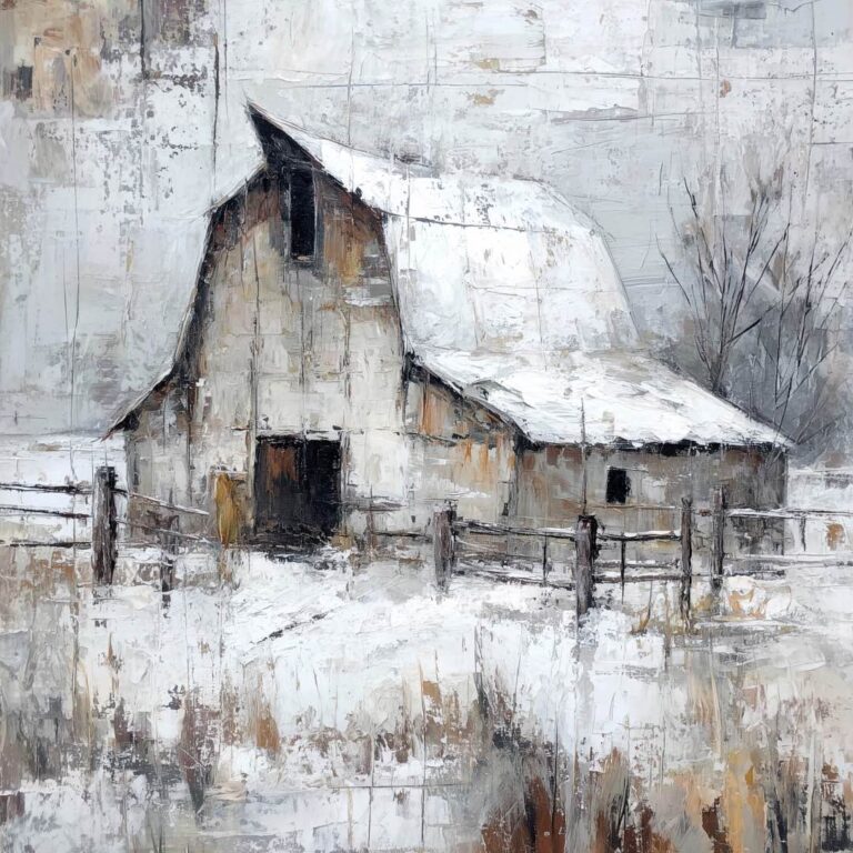 Winter Barn