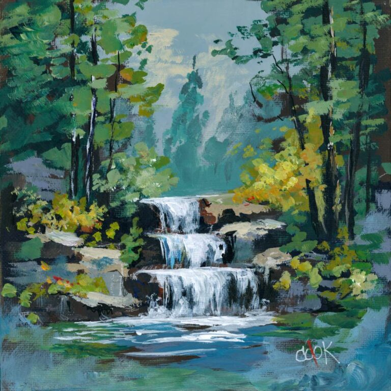 Dancing Light on Gentle Falls