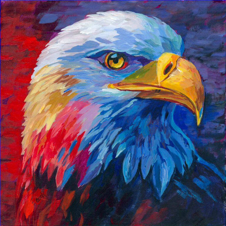 Memorial Day Patriot Eagle