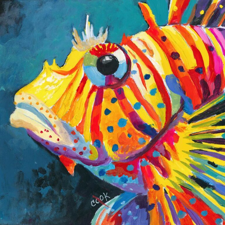 Portrait of a Lionfish